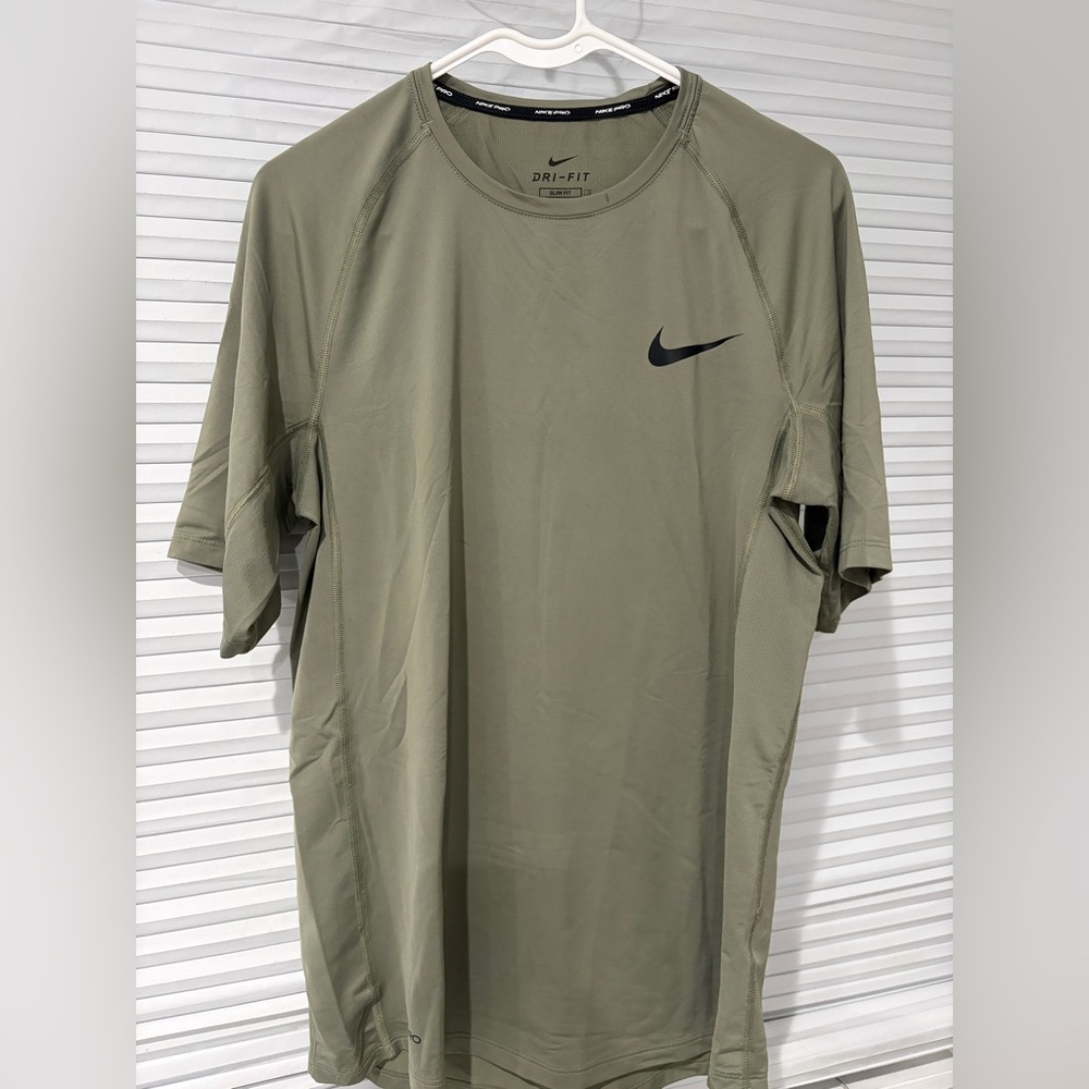 Nike Men's Sage Green Dri-FIT Tee